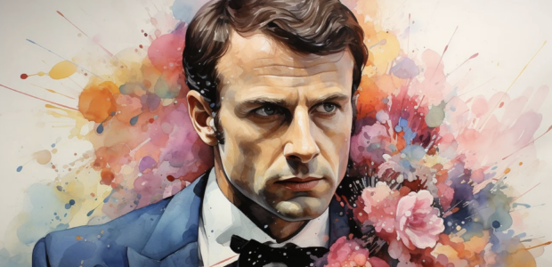 Die Gegner Emmanuel Macrons eint die Abneigung auf Deutschland / Quelle: Pixabay, lizenzfreie Bilder und Grafiken; nvd9612: https://pixabay.com/de/illustrations/emmanuel-macron-8105194/